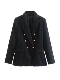 Nanette - Blazer structuré pour femme avec double boutonnage