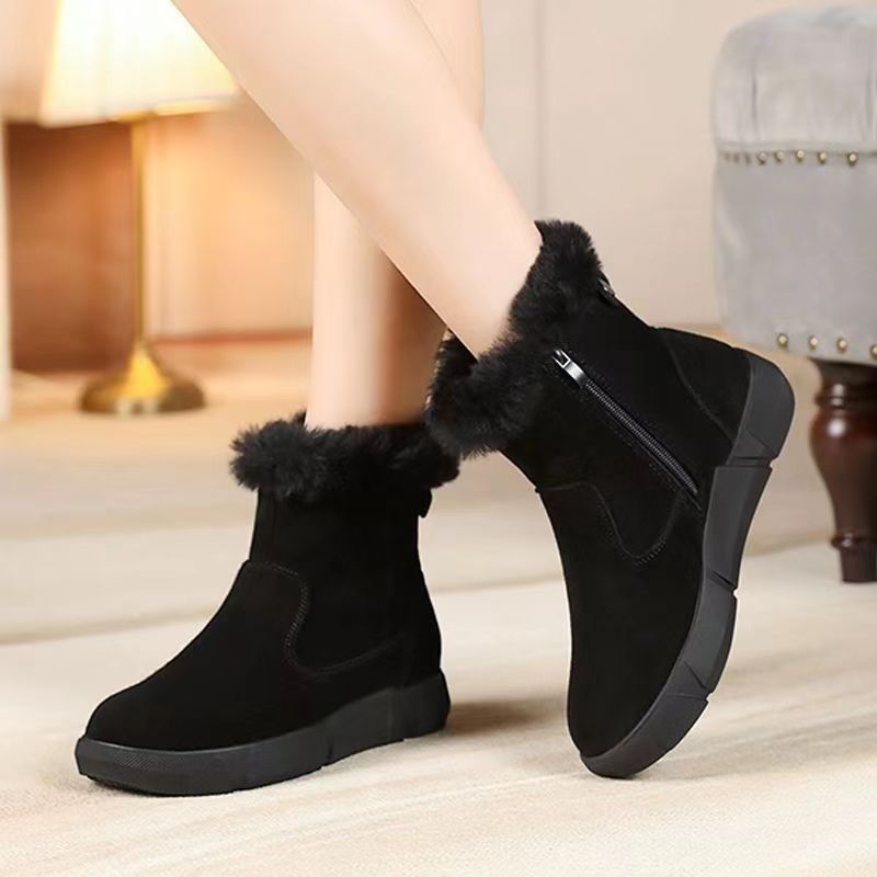 Damenstiefel mit Thermoeffekt mit flachem Fuß - Alres