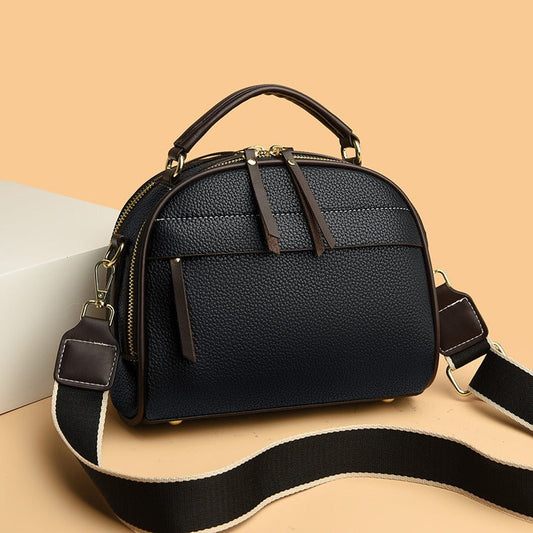 Sac à main de style structuré en cuir synthétique texturé pour femme - Marcela
