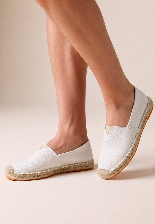 Espadrilles pour homme à enfiler, en jute, semelle tressée - John