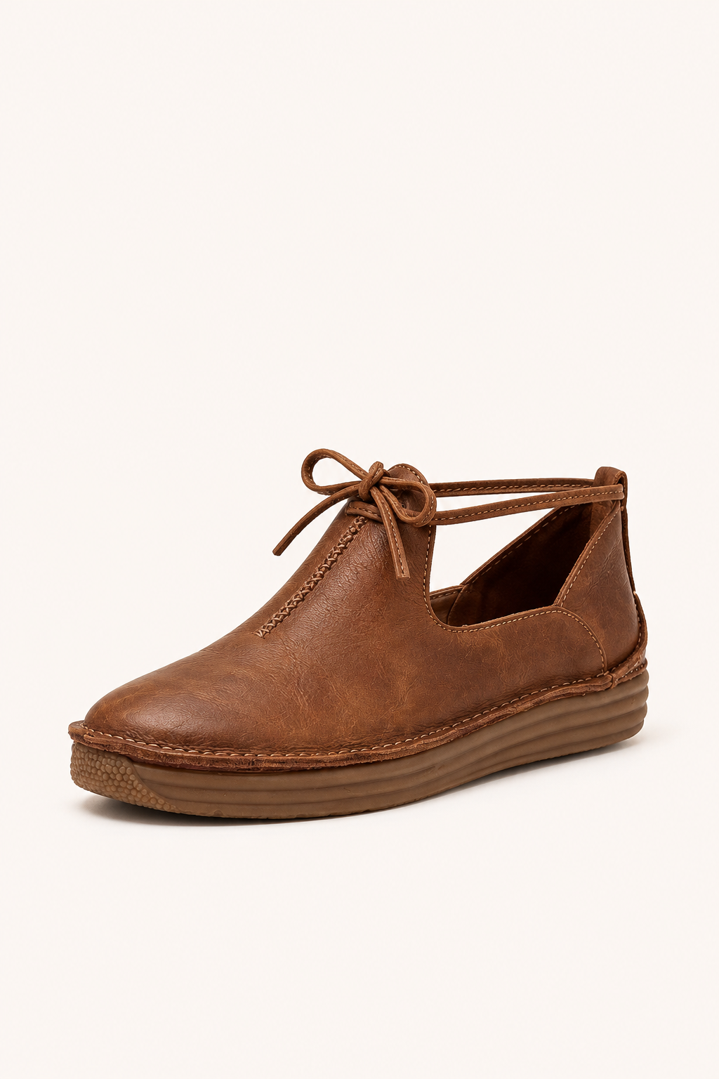 Lässige flache Damenschuhe mit verstellbarer Schleife – Fenja
