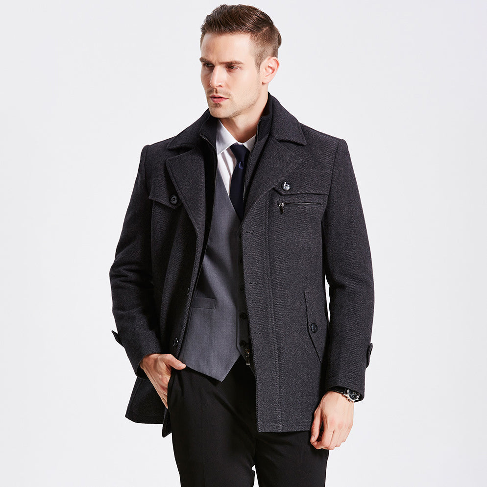 Eleganter Wollmantel - Darius