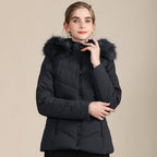 Steppjacke mit Kapuze für Frauen - Selina
