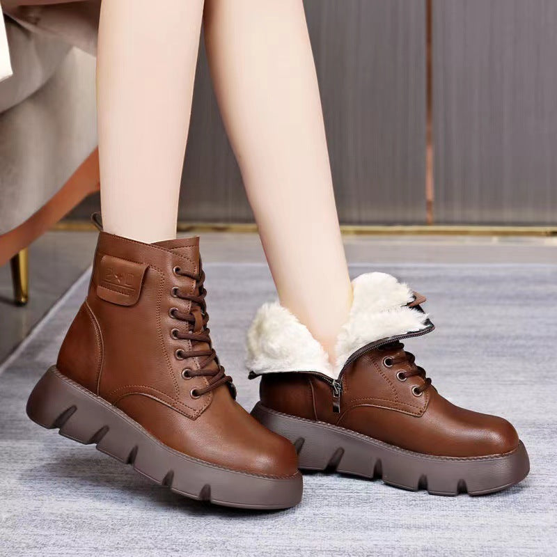 Damen-Winterstiefel mit Umschlingungseffekt - Mauri