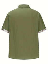 Michael - Chemise traditionnelle élégante avec impression graphique à carreaux