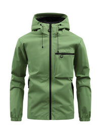 Herrenjacke für die Übergangszeit mit Kapuze und Taschen - Chester
