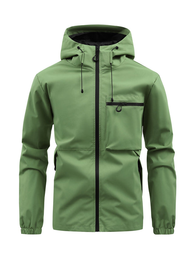 Herrenjacke für die Übergangszeit mit Kapuze und Taschen - Chester