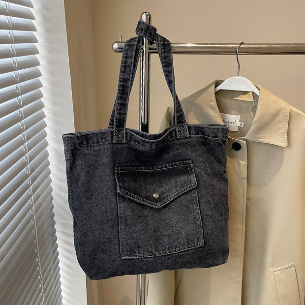 Sac fourre-tout en denim pour femmes dans un style décontracté - Marta