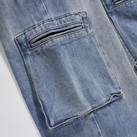 Jean cargo droit pour hommes - Falko