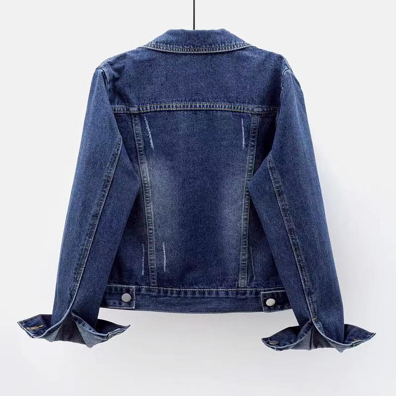 Kurze, taillierte Damen-Jeansjacke - Adelheid