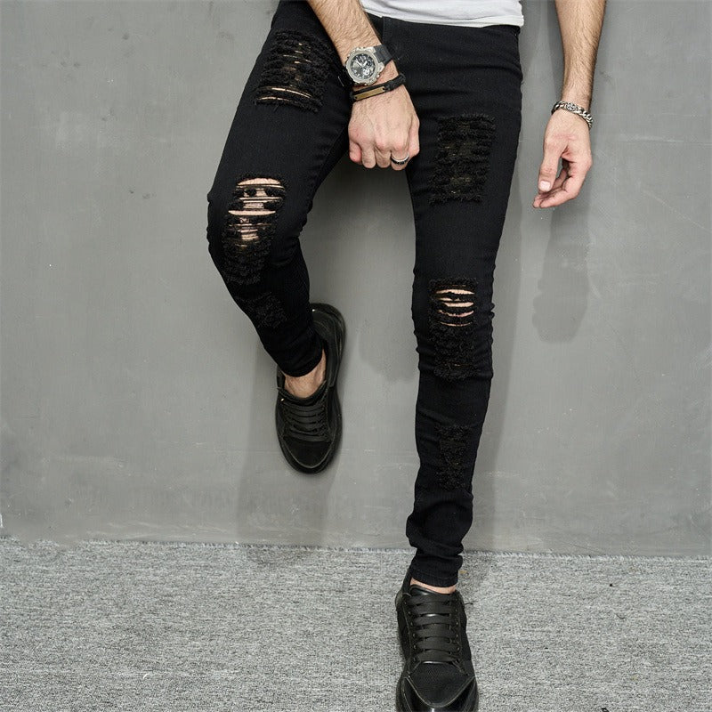 Zerrissene Skinny Jeans für Männer - Ivan