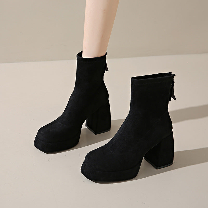Damenstiefeletten mit Reißverschluss - Eirl