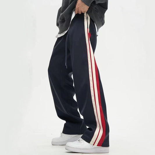 George - Pantalon droit drapé à jambe large Hommes