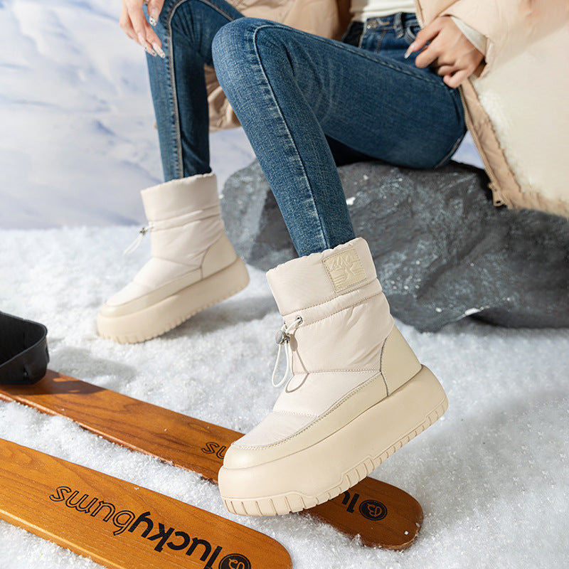 Damen-Schneestiefel mit sportlichem Retro-Design - Lina