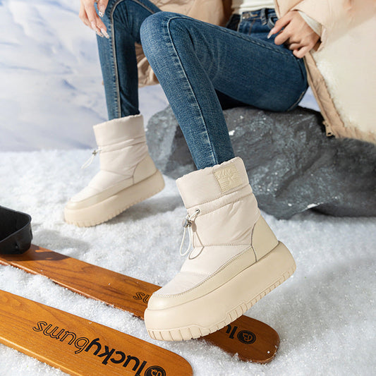 Damen-Schneestiefel mit sportlichem Retro-Design - Lina