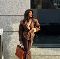 Olie - Veste en daim pour femmes