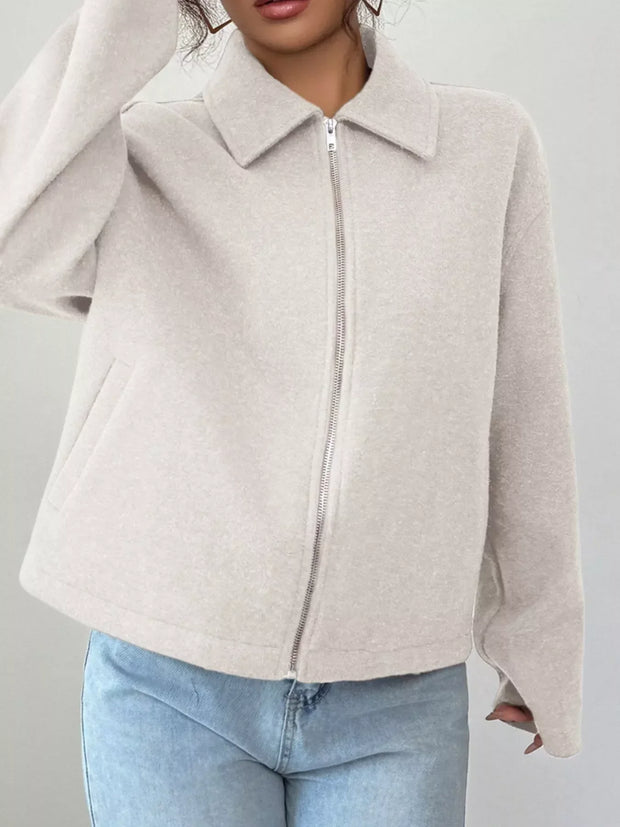 Veste zippée décontractée pour femmes - Alena
