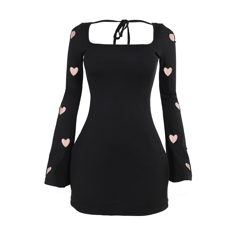 Damen Freizeitkleid mit langen Ärmeln - Varena