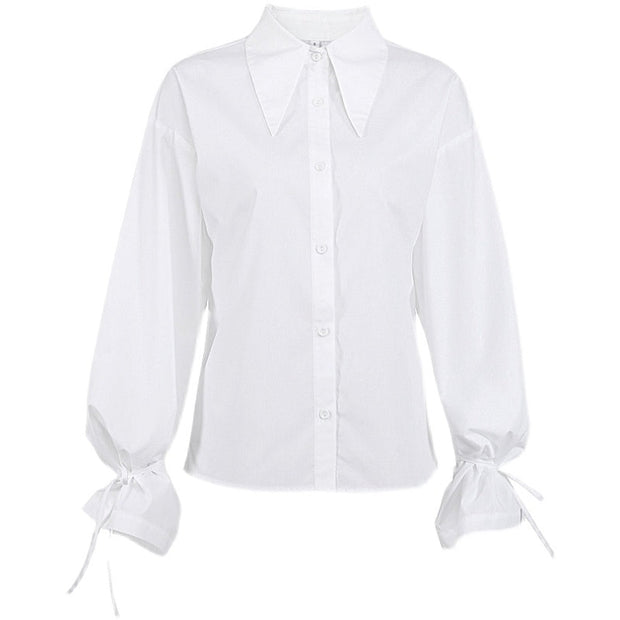 Karen - Chemisier blanc décontracté à la mode