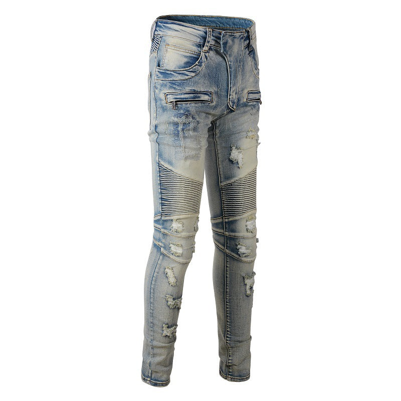 Skinny Biker-Jeans für Männer - Yrvar