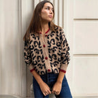 Bedruckte Strickjacke für Frauen - Maelen