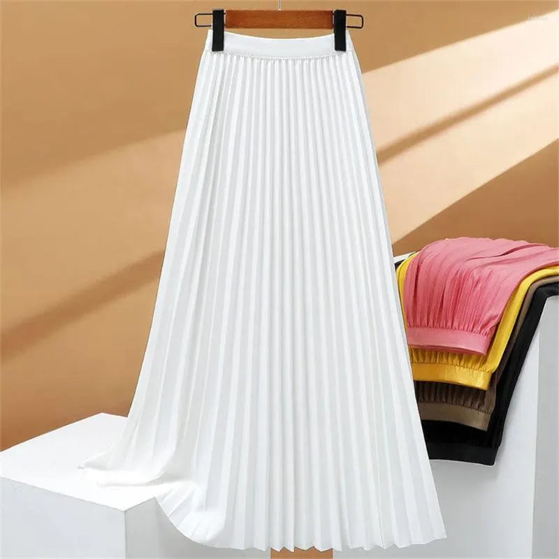 Damen Faltenrock Stretch hohe Taille elegant - Valerie