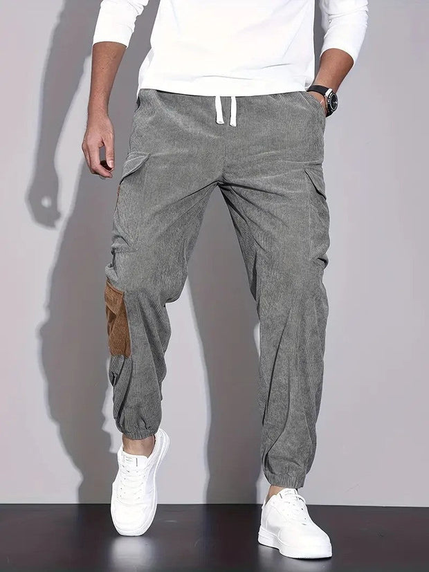 Ricardo - Confortables pantalons d'été en velours côtelé pour hommes