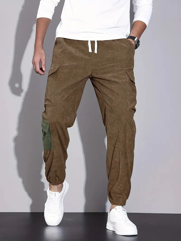 Ricardo - Confortables pantalons d'été en velours côtelé pour hommes
