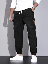 Ricardo - Confortables pantalons d'été en velours côtelé pour hommes