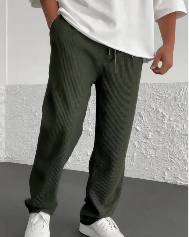 Simone - Confortables pantalons d'été à côtes