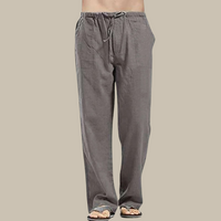 Figos - Confortable pantalon de plage en lin pour hommes