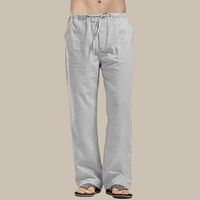 Figos - Confortable pantalon de plage en lin pour hommes