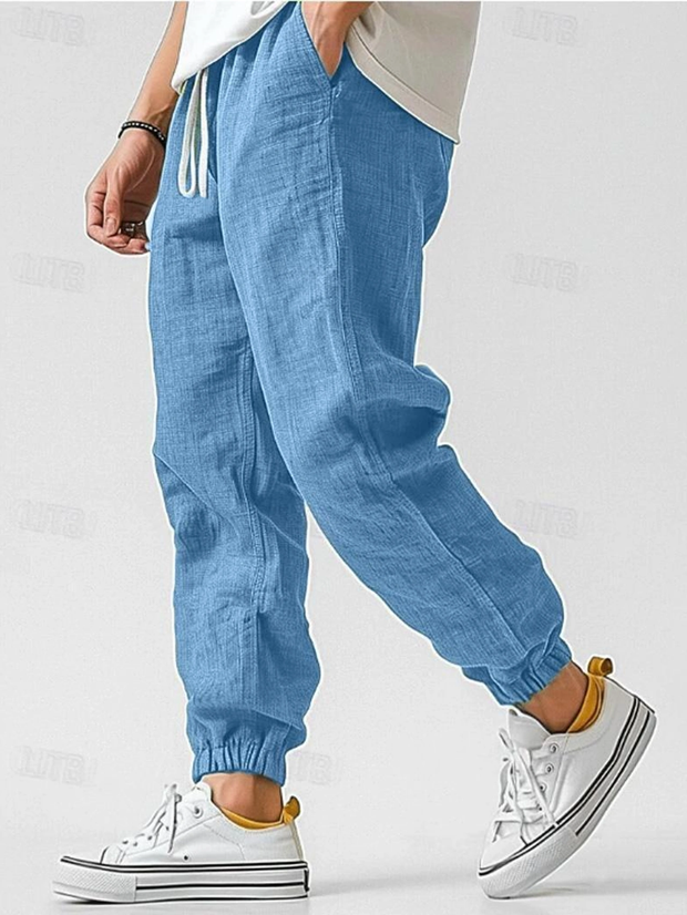 Dario - Confortables pantalons d'été en lin