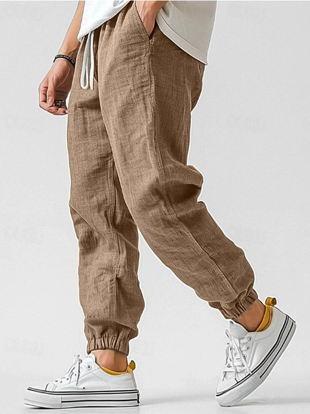 Dario - Confortables pantalons d'été en lin