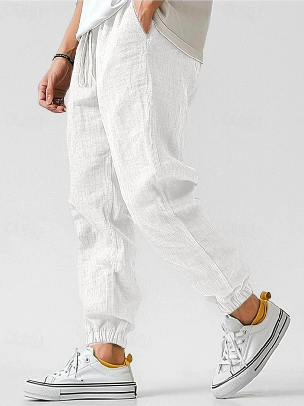 Dario - Confortables pantalons d'été en lin