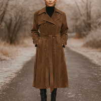 Trench effet daim pour femme - Isola