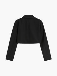 Blazer court pour femme, coupe tailleur - Selina