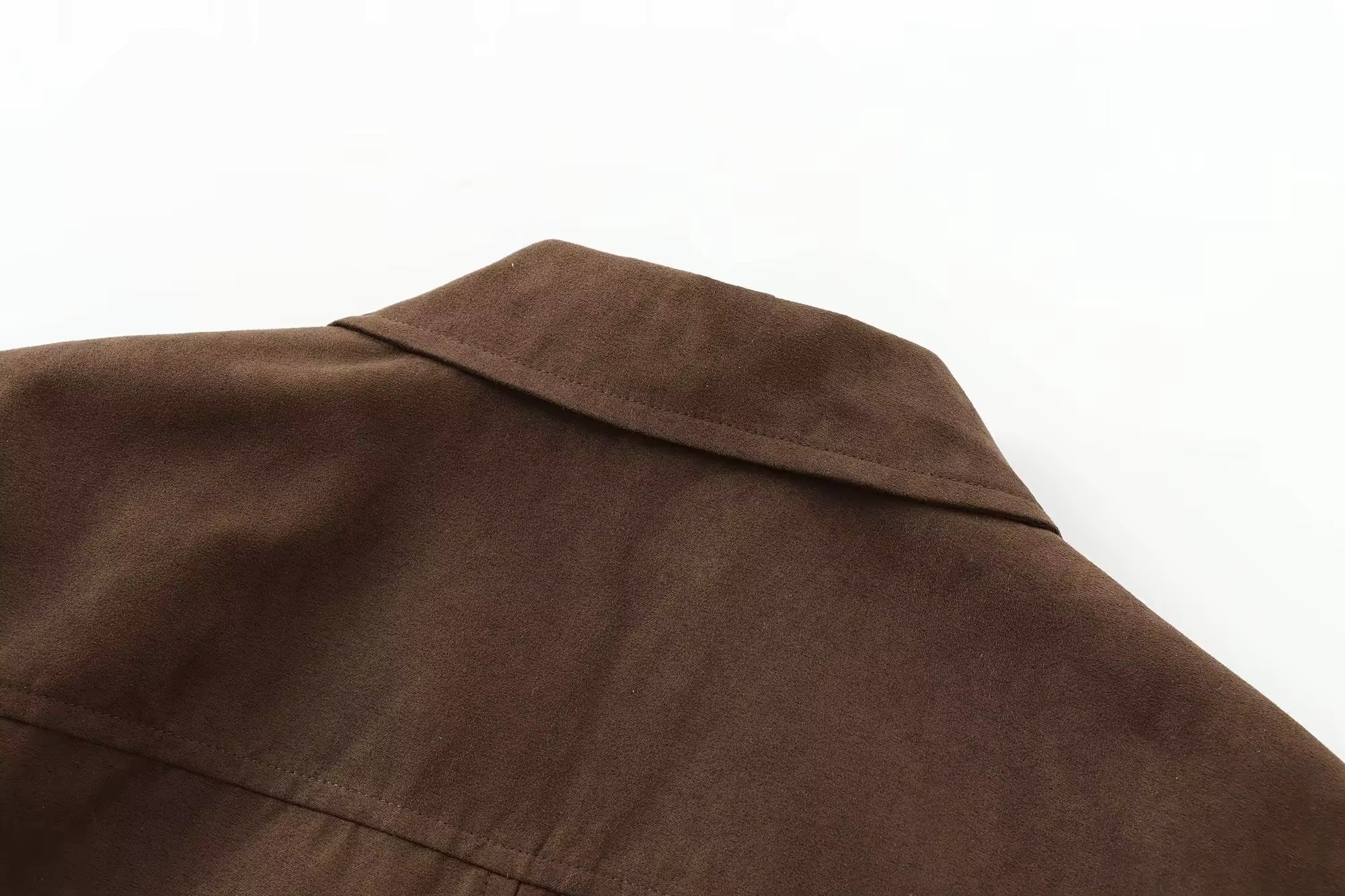 Blazer in Wildlederoptik für Damen mit Knöpfen – Sarah