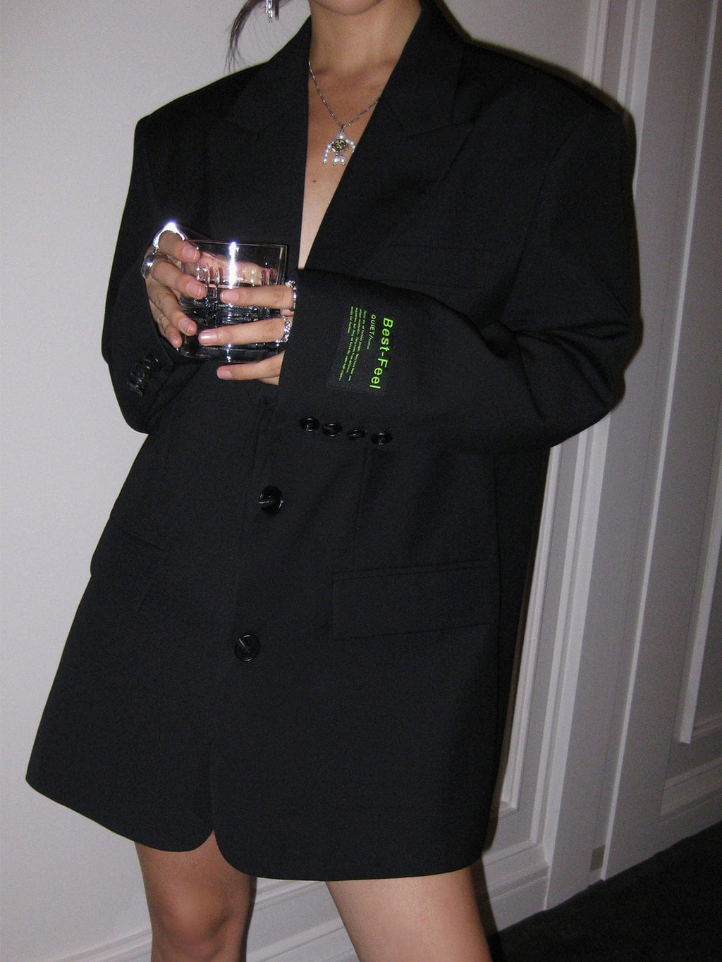 Oversize-Blazer für Damen mit zwei Knöpfen – elegant – Lorelei
