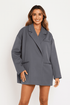 Oversize-Blazer für Damen mit Revers – Maja