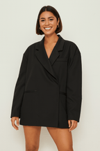 Oversize-Blazer für Damen mit Revers – Maja
