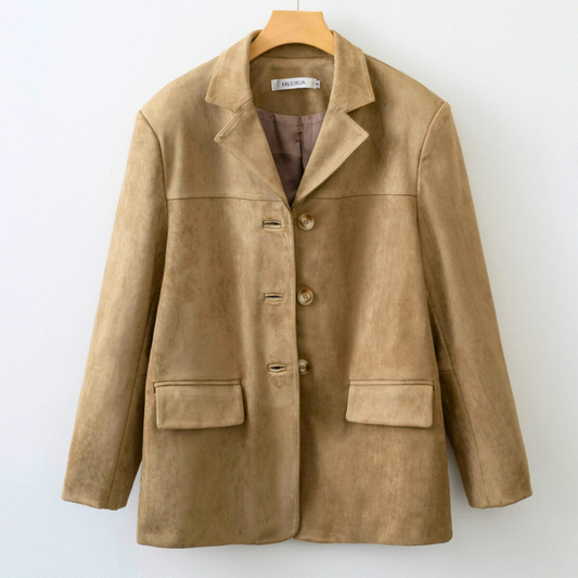Blazer élégant en daim - Megan