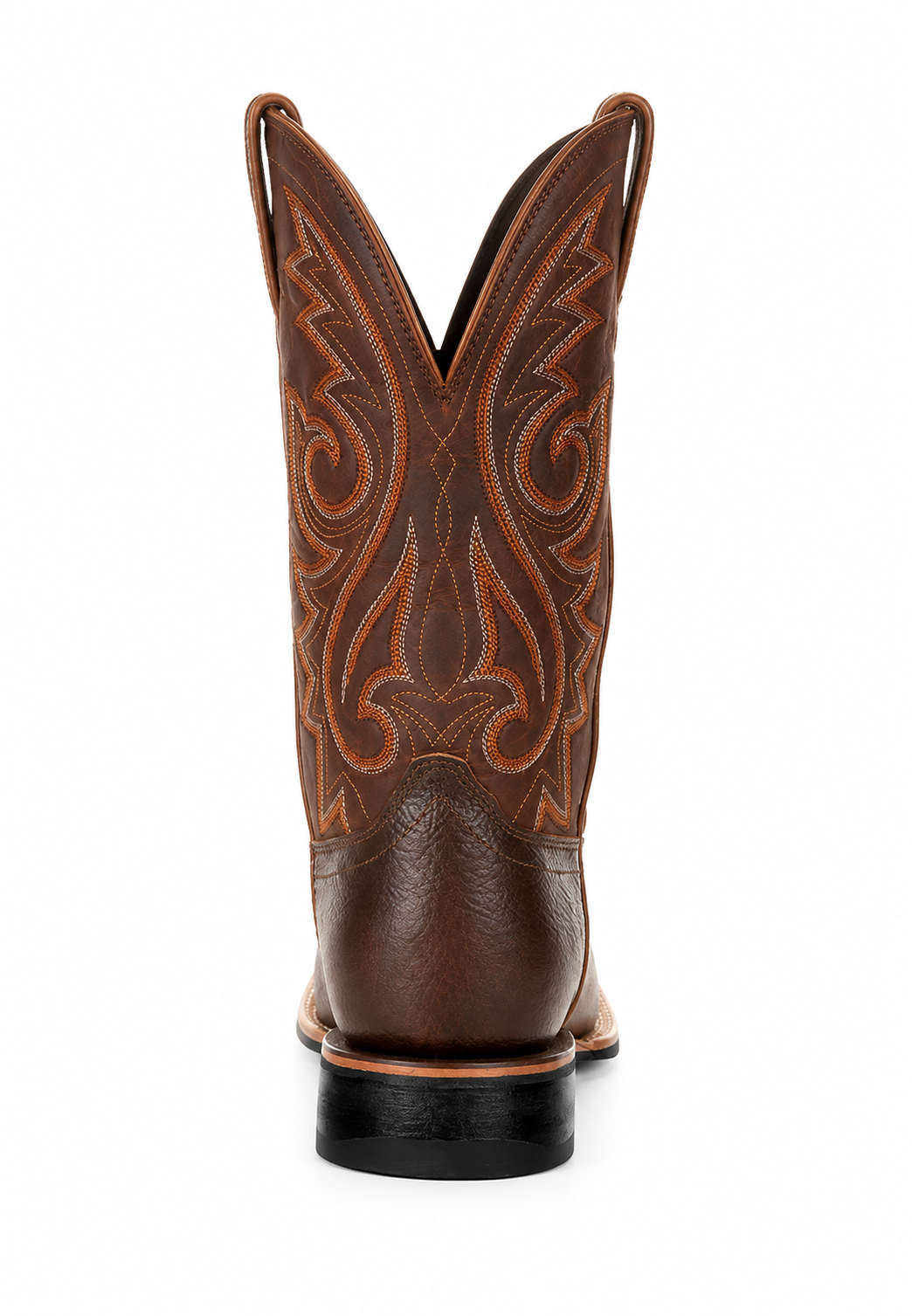Cowboystiefel für Herren aus Kunstleder mit Stickereien – Hagen