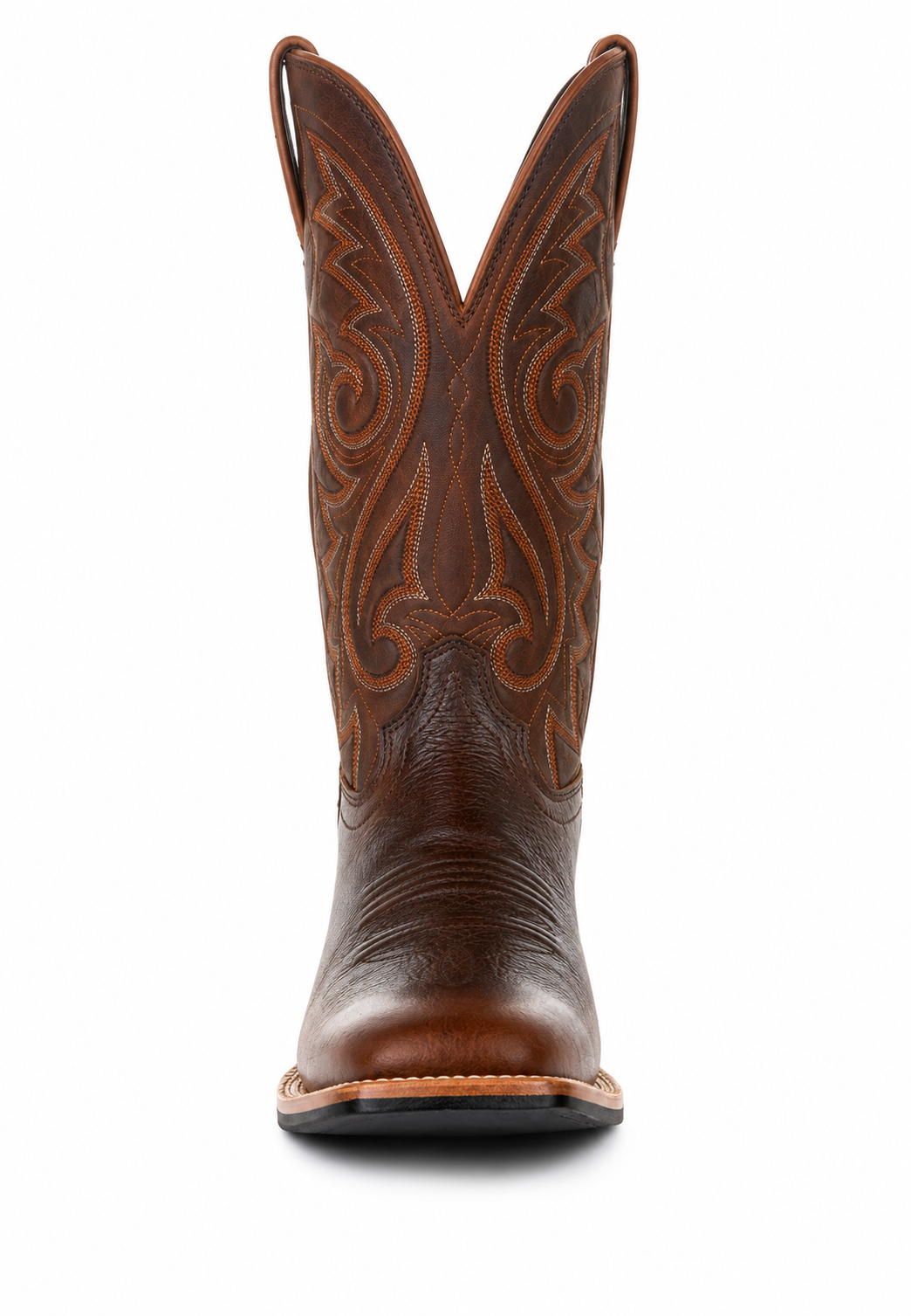 Cowboystiefel für Herren aus Kunstleder mit Stickereien – Hagen
