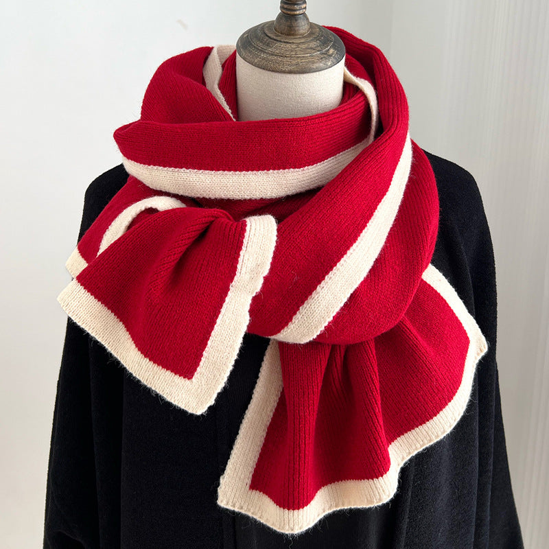 Damenschal, weich gestrickt, doppelt gestrickt - Veraly