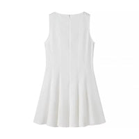 Imana - Mini robe flatteuse à encolure carrée