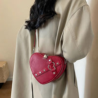 Jefna - Sac à rivets en forme de cœur