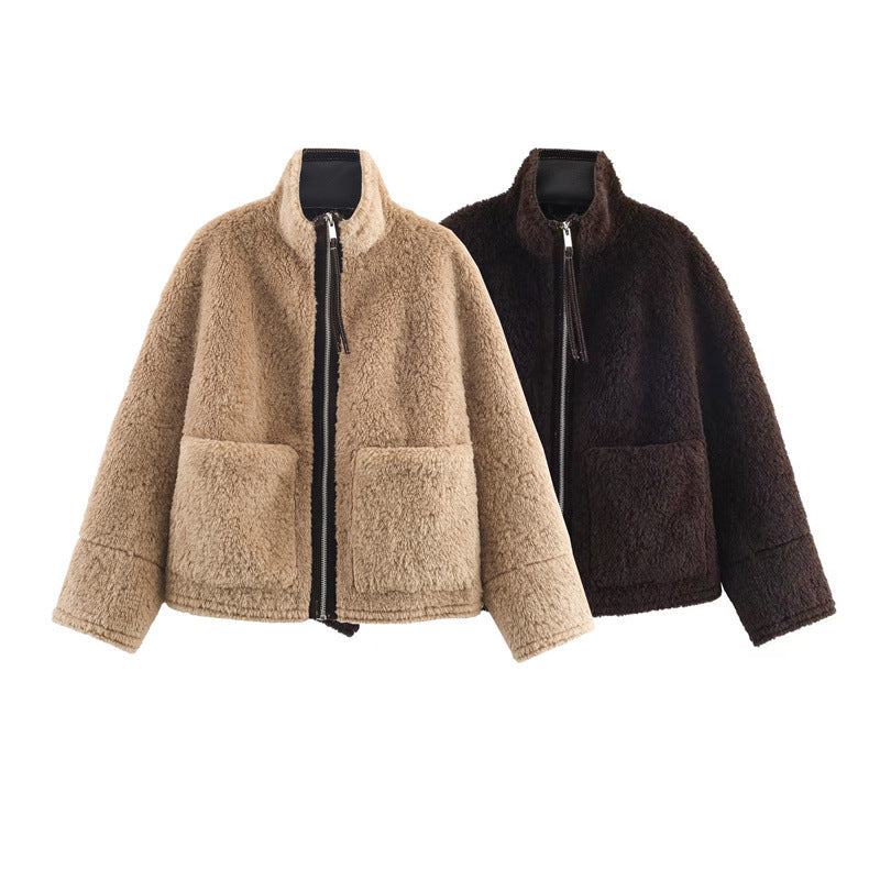 Damen-Fleecejacke mit Frontverschluss - Signe