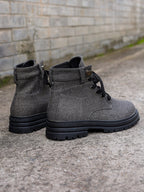 Lässige Damen-Stiefeletten aus strukturiertem Canvas im urbanen Stil - Martina
