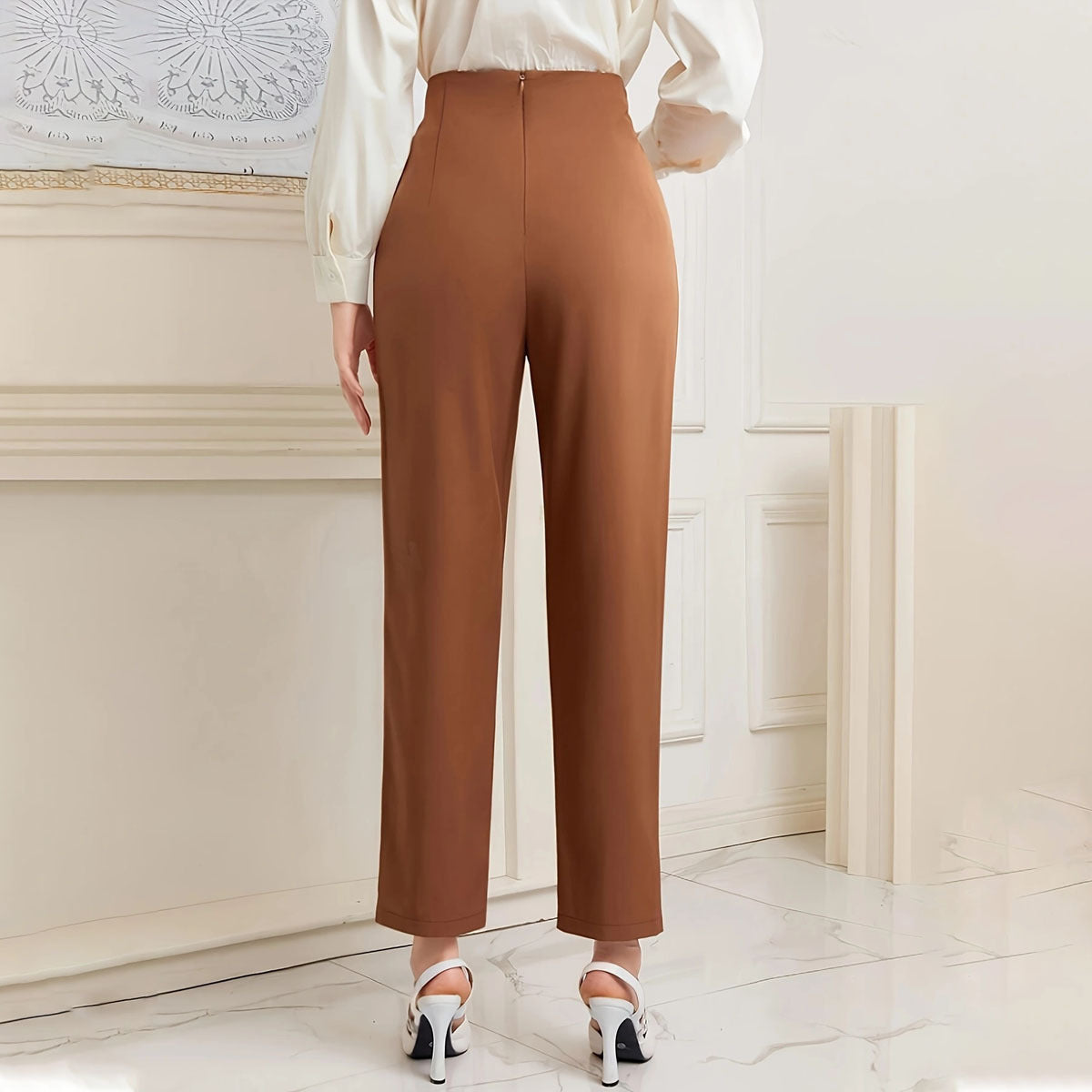 Gerade knöchellange Hose für Frauen - Mireth